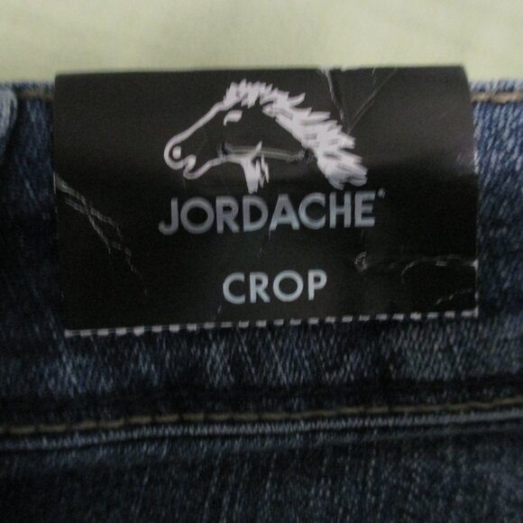 Jordache jean capris Y2K NWT denim blue & stretchy size 12 - Picture 5 of 12